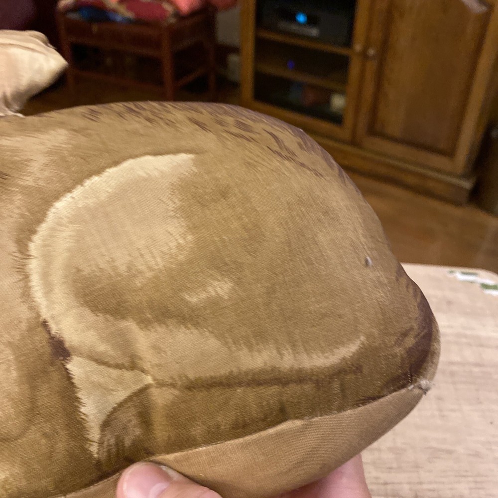 Cute Vintage Brown Cloth Stuffed Bunny 7”
