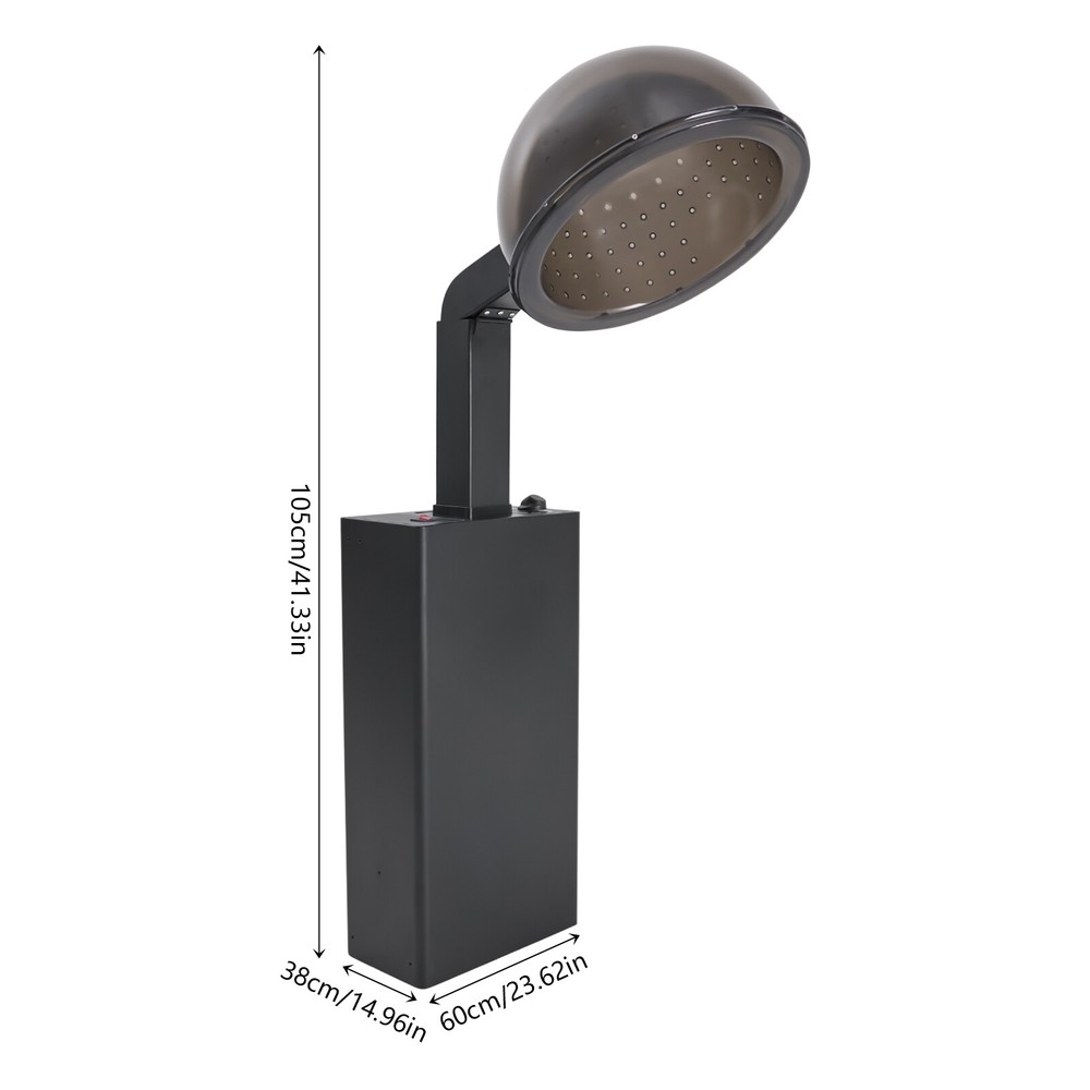 Hooded Hair Dryer with Timer, Fast Drying & Precise Temperature Control