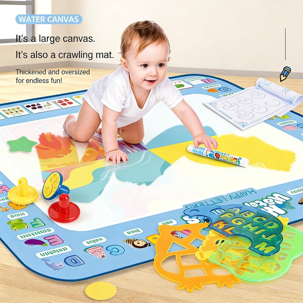 Water Doodle Mat Learning Tablet Writing Board Water Paint Mat