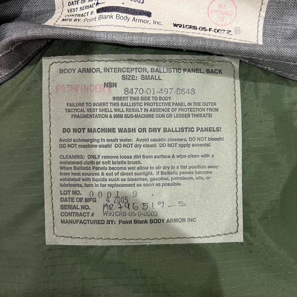 ACU protector Base Protective Vest Plate Carrier w/ Soft Armor Inserts Small