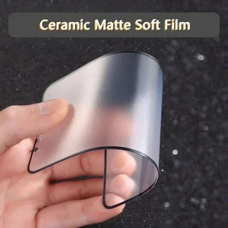 5PCS Matte Ceramic Screen Protector for iPhone Max Anti-Scratch Anti-Fingerprint