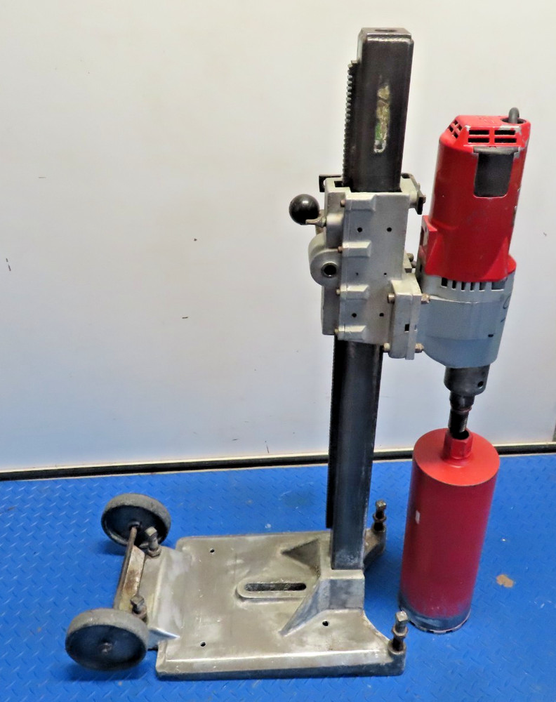 Milwaukee 4096 Core Drill Rig  Stand And Bit
