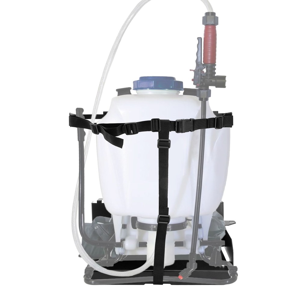 NEW Adjustable Backpack Sprayer Rack Holder for Open or Enclosed Trailers Black