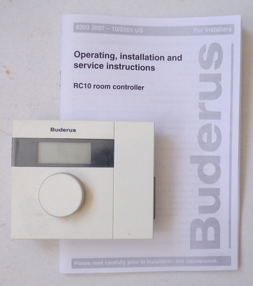 Buderus RC10 Room Controller with Manual P6677