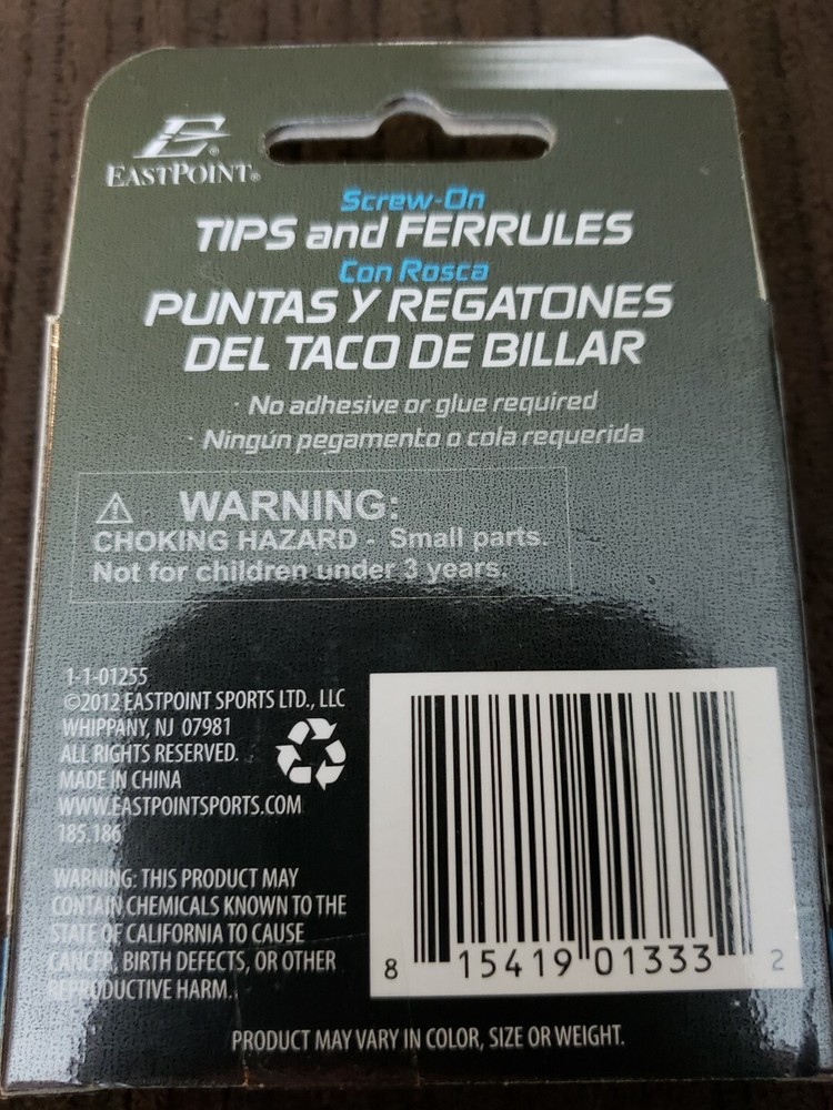 NEW Pool Cue Screw on Tips and Ferrules