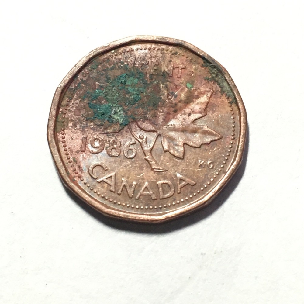 1986 Canada One Cent Coin