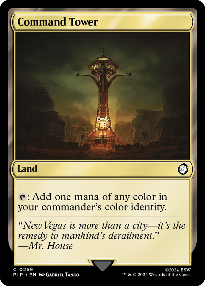 Command Tower [Fallout] Magic MTG