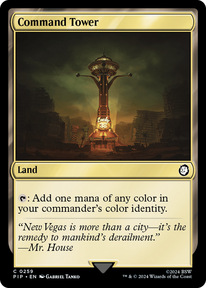 Command Tower [Fallout] Magic MTG