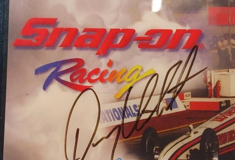 Snap-on Tools Racing Doug Herbert NHRA 2001 Dragster Signed Clock Advertising
