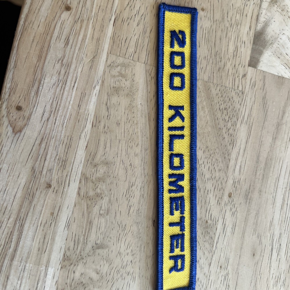 Vintage 200 Kilometer Patch