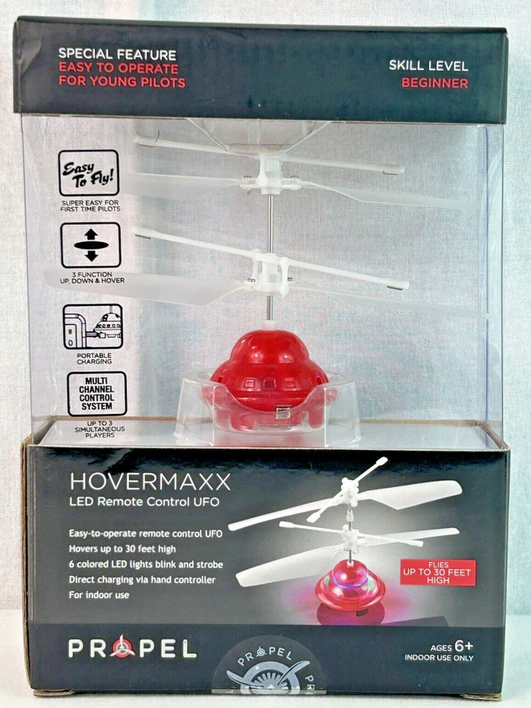 NEW 2013 Propel RC Hovermaxx 2.0 UFO LED Remote Control Hovermaxx Hovers 30ft !!