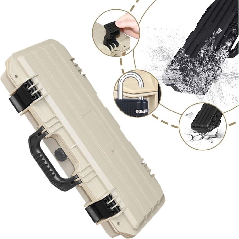 Waterproof Dustproof Plastic Tool Box Long Toolbox PP Plastic Instrument Storage