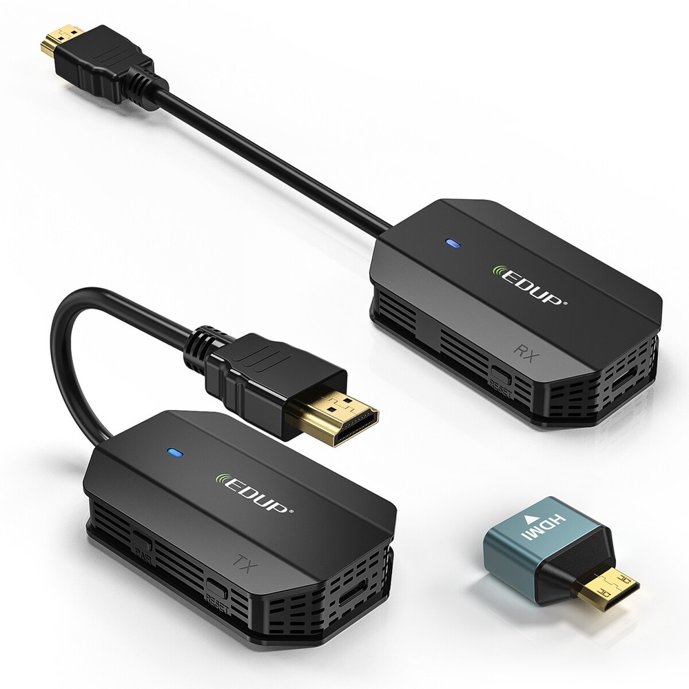 50M/30M HDMI Wireless Extender Video Transmitter & Receiver Kit TV Stick Share