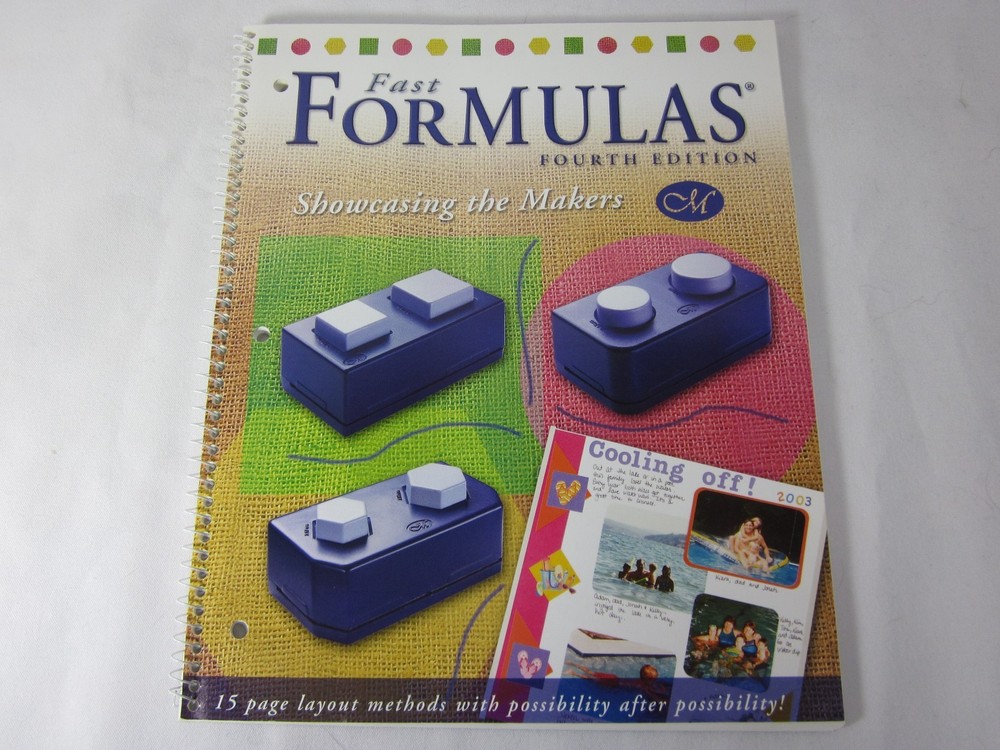 Creative Memories Fast Formulas Instruction Book - 4th Edition - New
