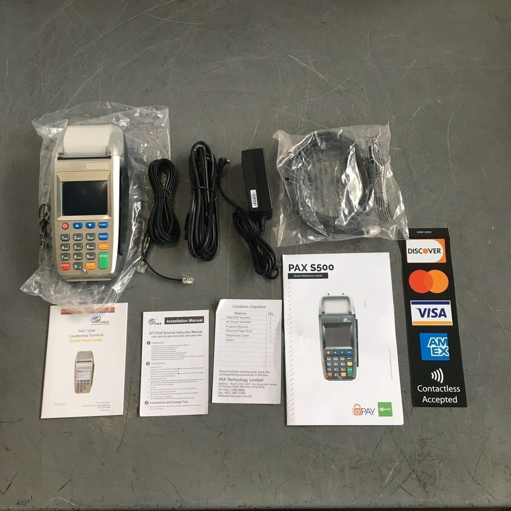 Pax S500 Credit Card Machine Terminal