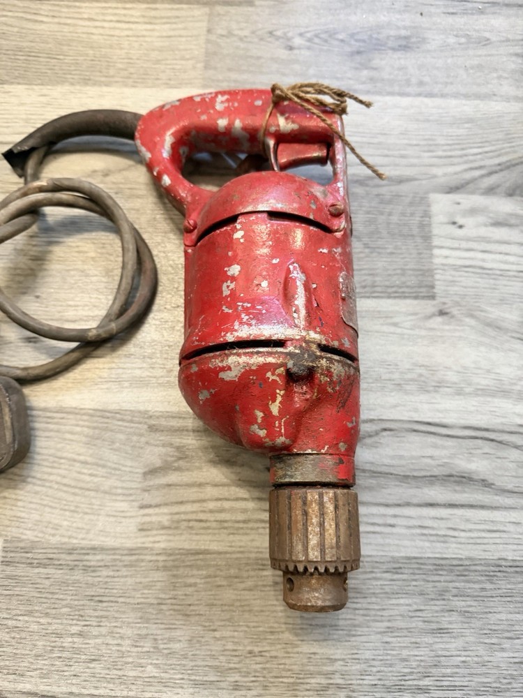 Vintage Black & Decker Standard Drill 3/8” & Chuck Key Tested Working