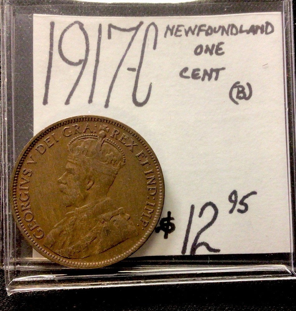 1917 C Newfoundland One Cent! ENN Coins