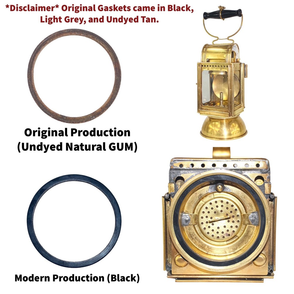 WW2 German Carbide Lantern Gasket (Brass Version)
