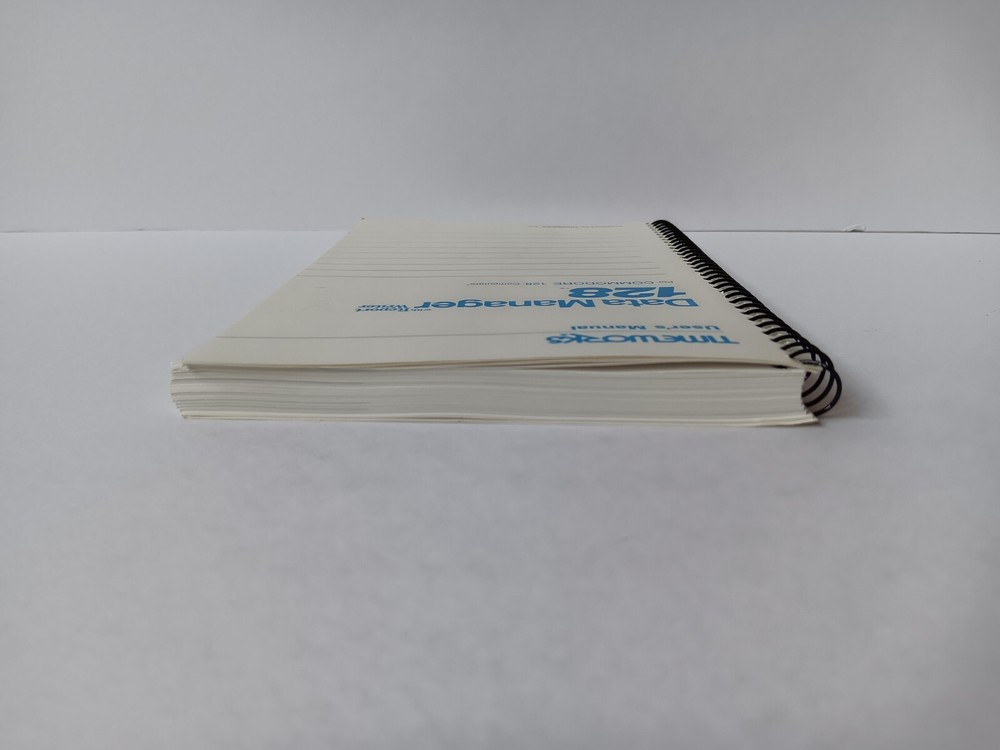 Time Works Users Manual Data Manager 128 W/Report Writer Commodore 128 Computers