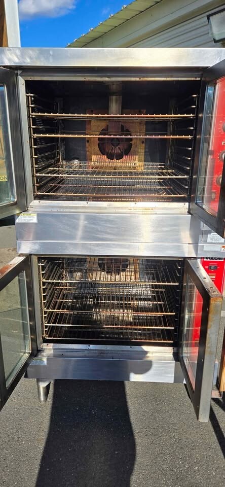 vulcan double stack convection ovens