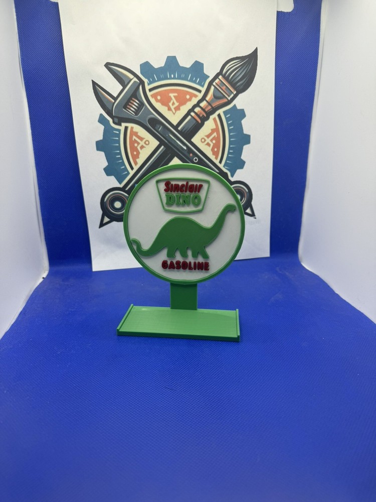 custom Sinclair gas stand