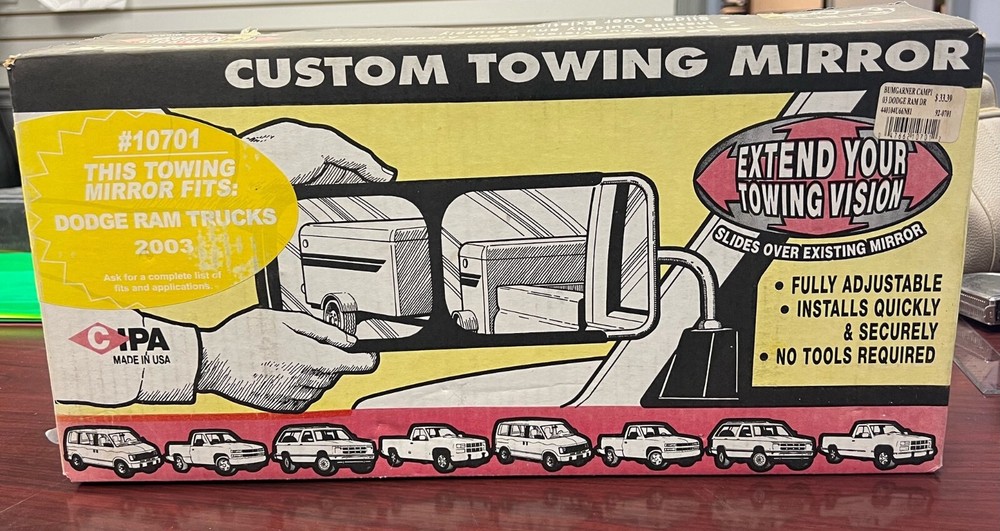 Towing Mirror CIPA-USA 10701