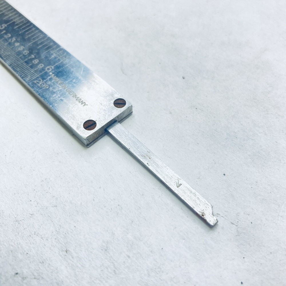 Zeus 6" Vernier Caliper - Hardened - Stainless - Germany