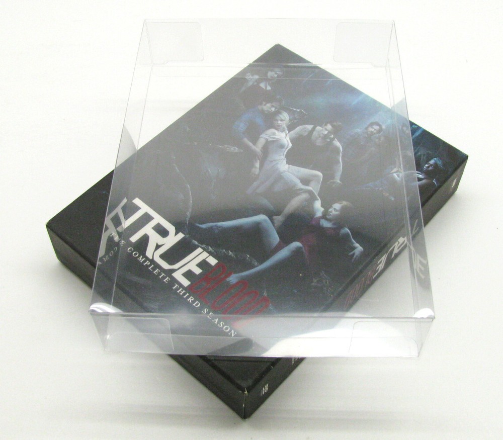 25x DVD OVERSIZED BOX SET (SIZE DVO D) - CLEAR PLASTIC PROTECTIVE BOX PROTECTOR