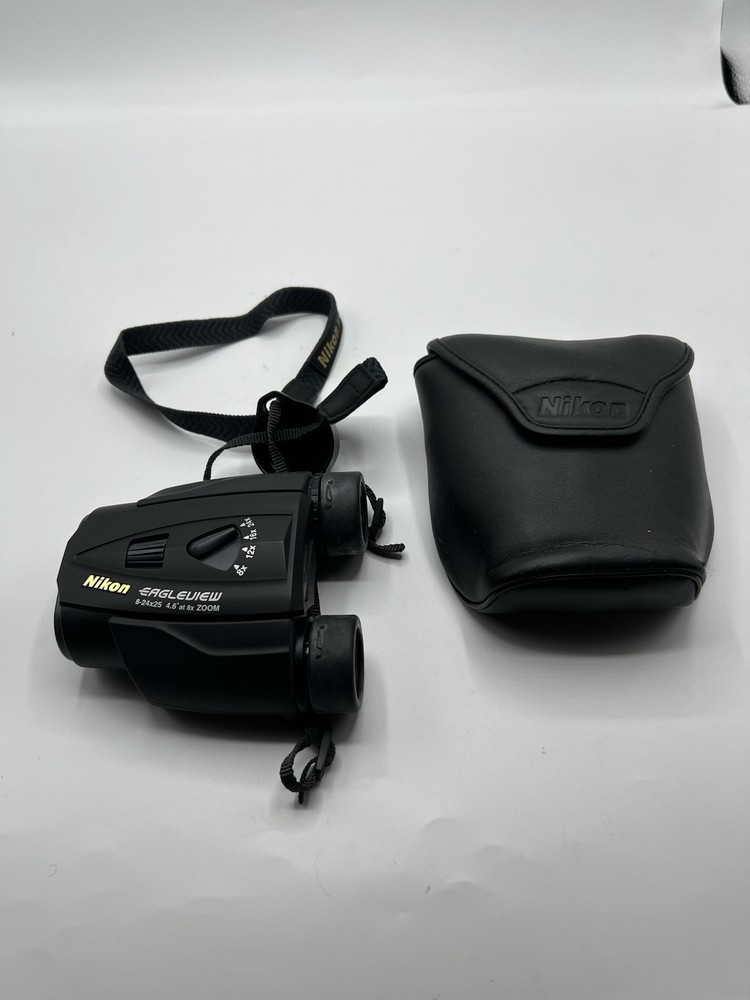Nikon 8-24x25 Zoom Binoculars (Black) With Case