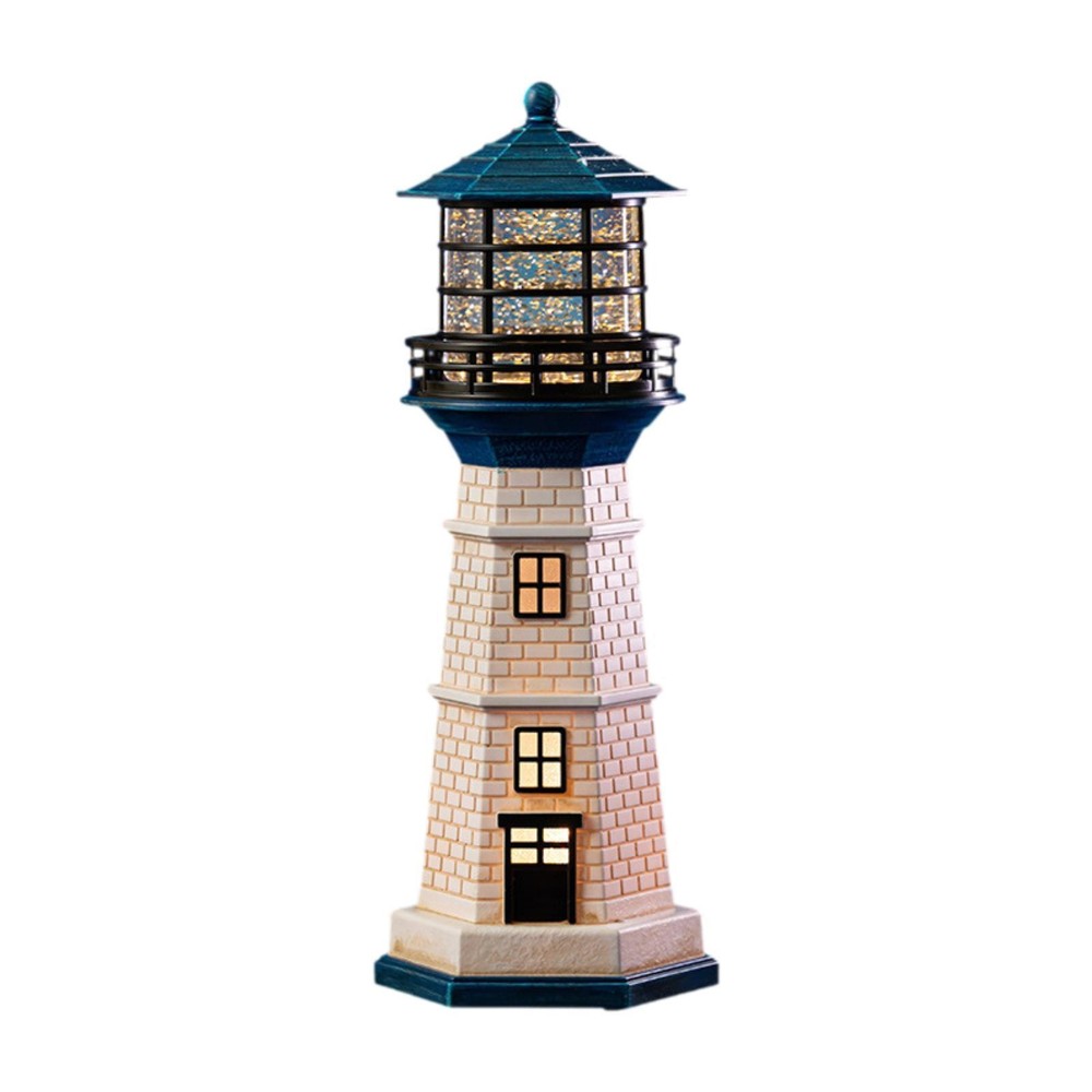 Lighthouse Night Light with Music Light up Decoration