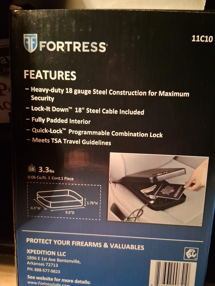 Fortress Portable Security Safe