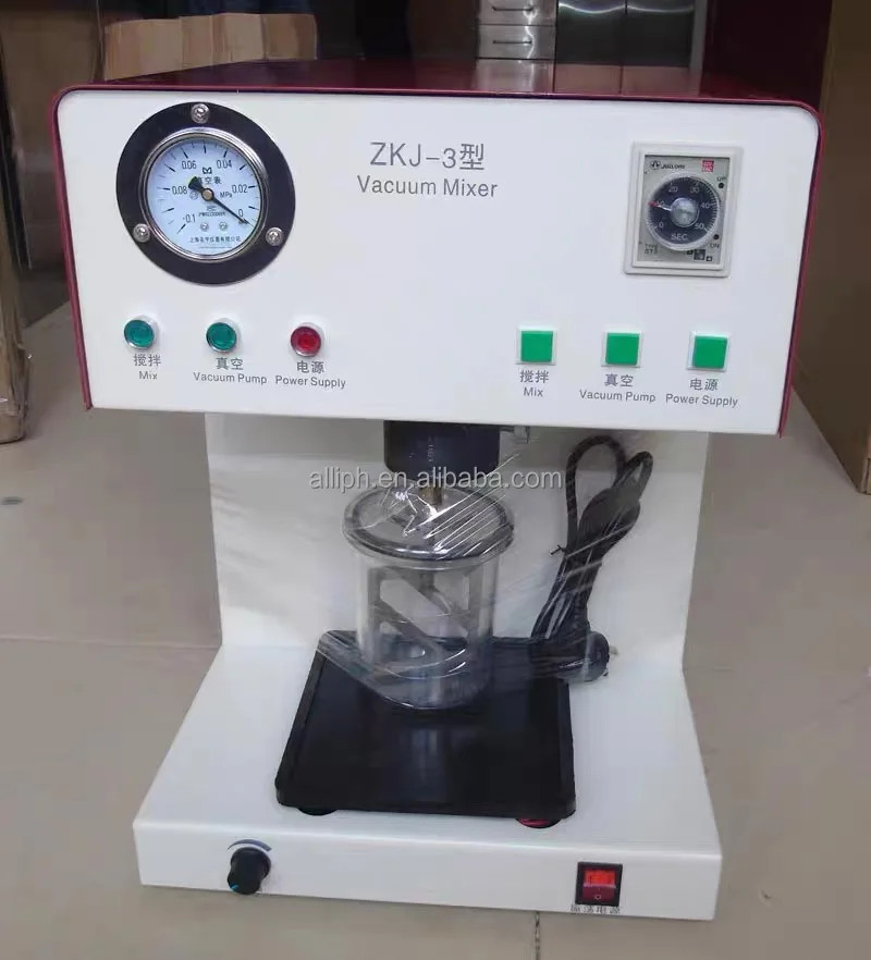 Dental Lab Vacuum Adjustable Mixing Unit with 500ml Bowl for Impression Material