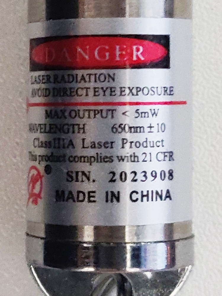 Red Laser Dot Pointer With Keychain & Batteries