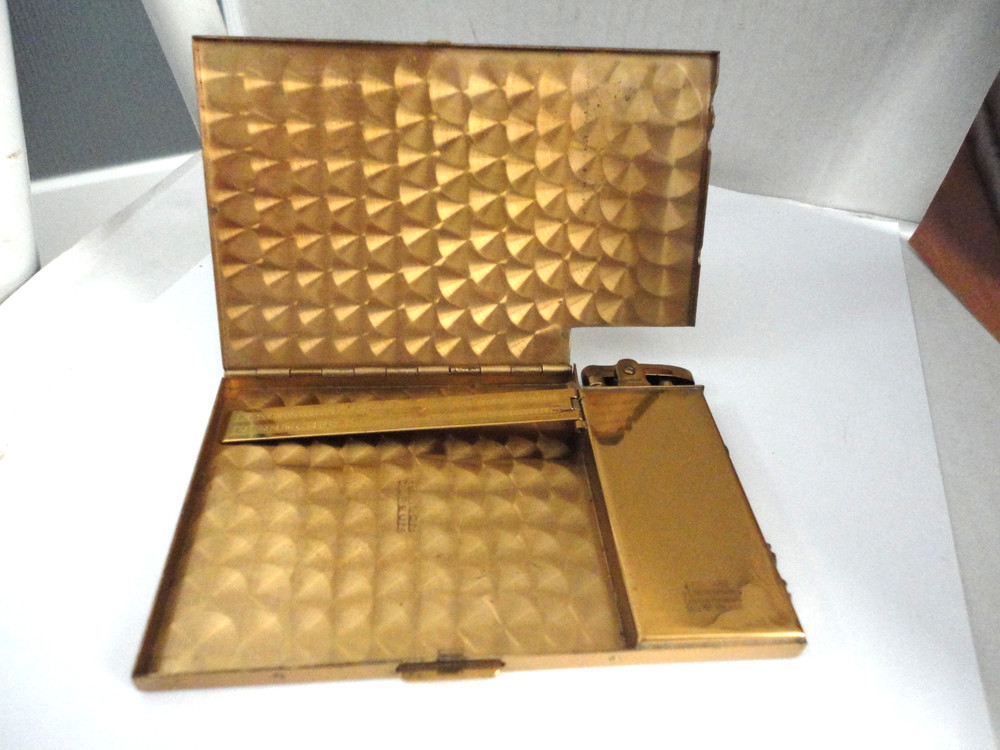 c1939 RONSON "ULTRACASE" CIGARETTE CASE LIGHTER Dureum & ENAMEL