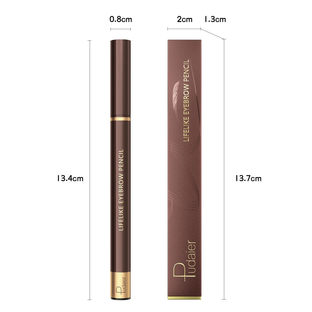 Espoce 2 Pack Eyebrow Pen Waterproof Microblading Eyebrow Pencil 4 Tip Precise