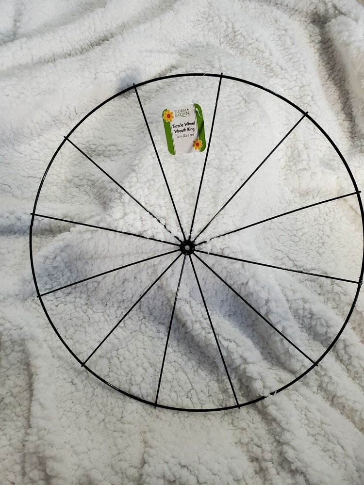 BICYCLE WHEEL WREATH FORM 14 INCH FOR CRAFTS