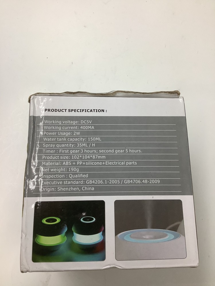 Magic Diamond Cool Mist Humidifiers Essential Oil Diffuser Aroma Air Humidifier