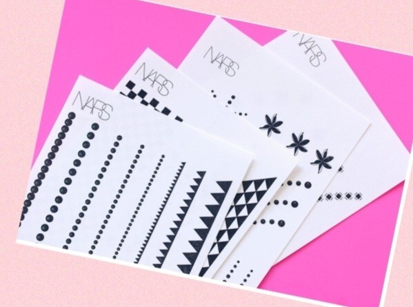 Nars Temporary Tattoo 4 Sheets New As Shown.