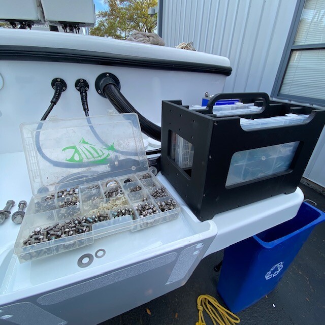 Tackle Tray Carrying Case marine starboard white