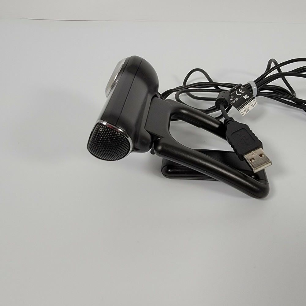 Logitech Pro 2000 V-U0009 Black USB Wired WebCam Skype Zoom - Tested