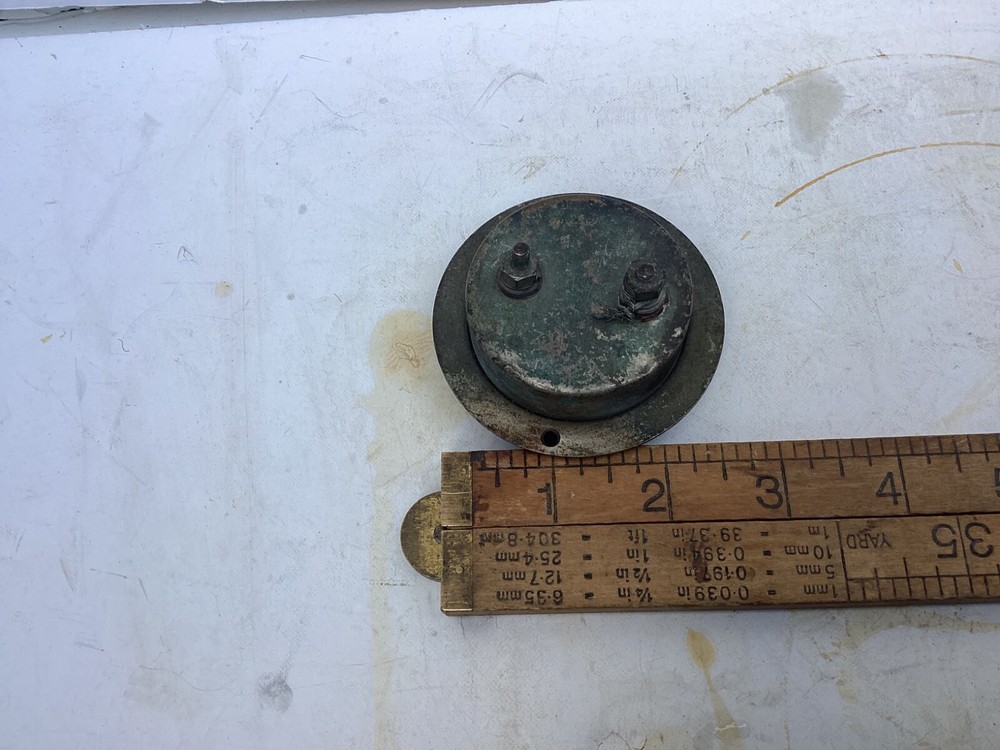 vintage ampere meter Clock