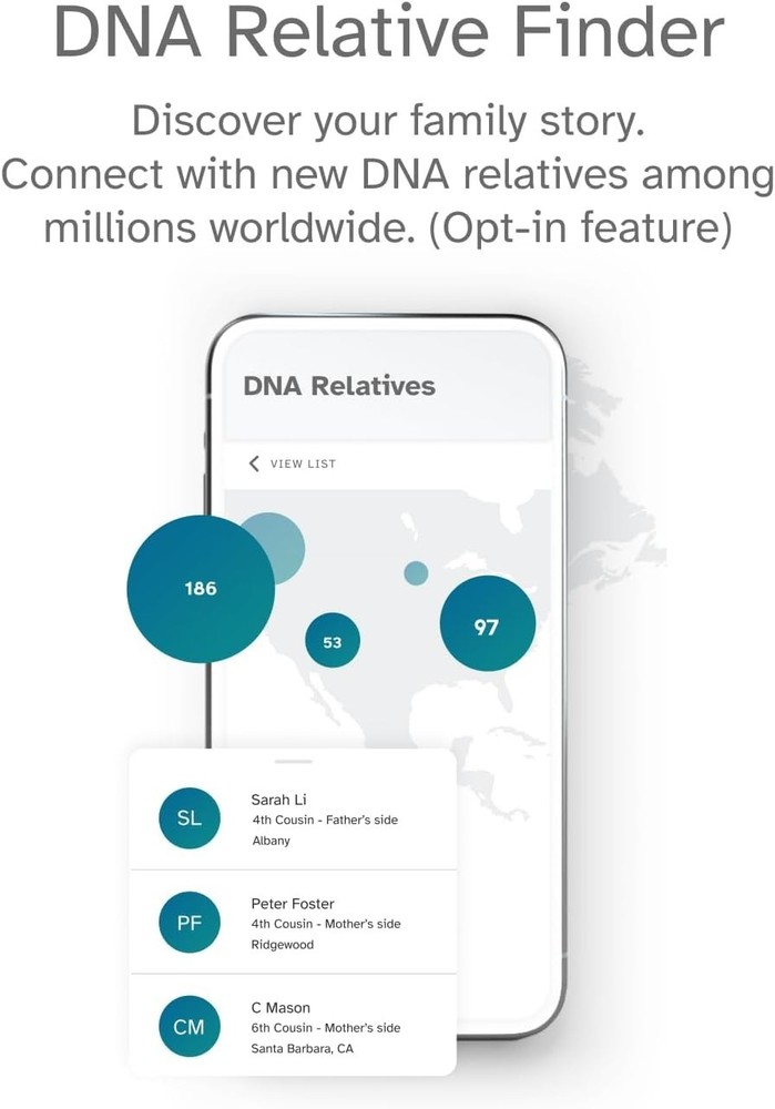 Comprehensive DNA Testing Kit - Discover Origins, Relatives & Ethnicities