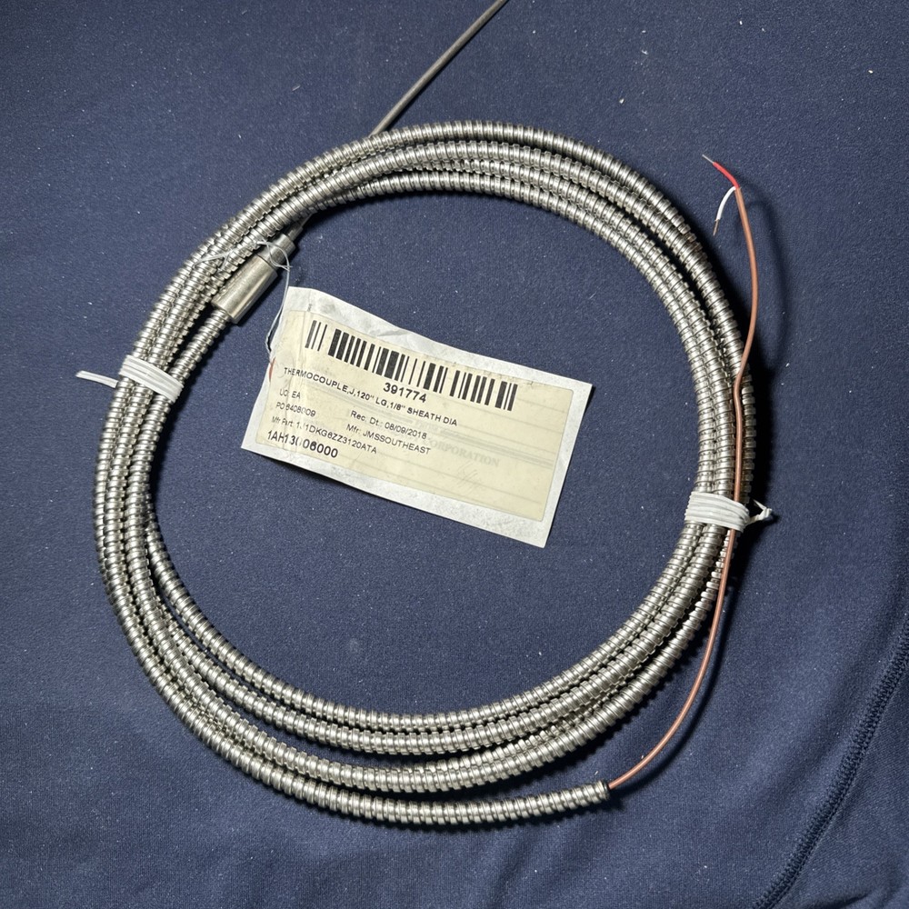 Thermocouple Type J 1/8 120