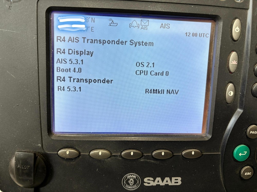 Saab R4 AIS Display Navigation System Control Unit - Tested & Working