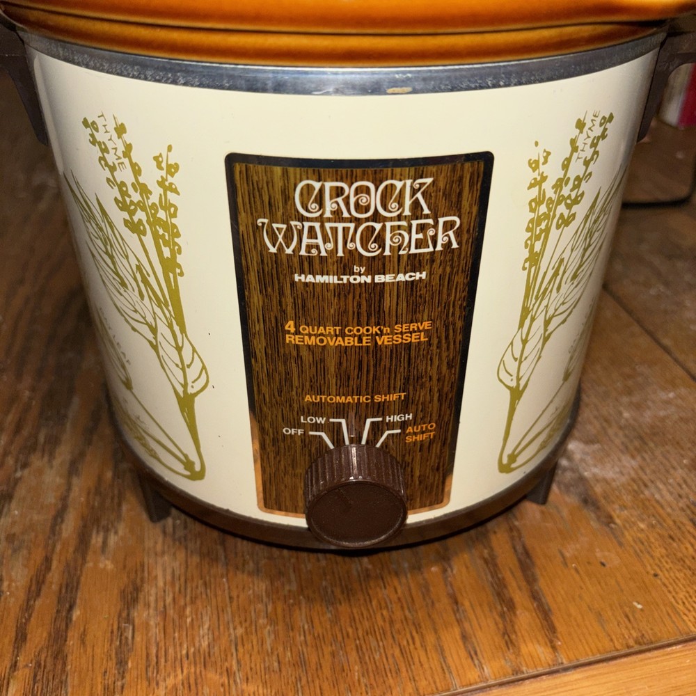 Vintage crock pot/slow cooker