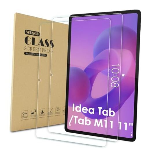 2 Pack Screen Protector Compatible with Lenovo Idea Tab 11" 2025, Case
