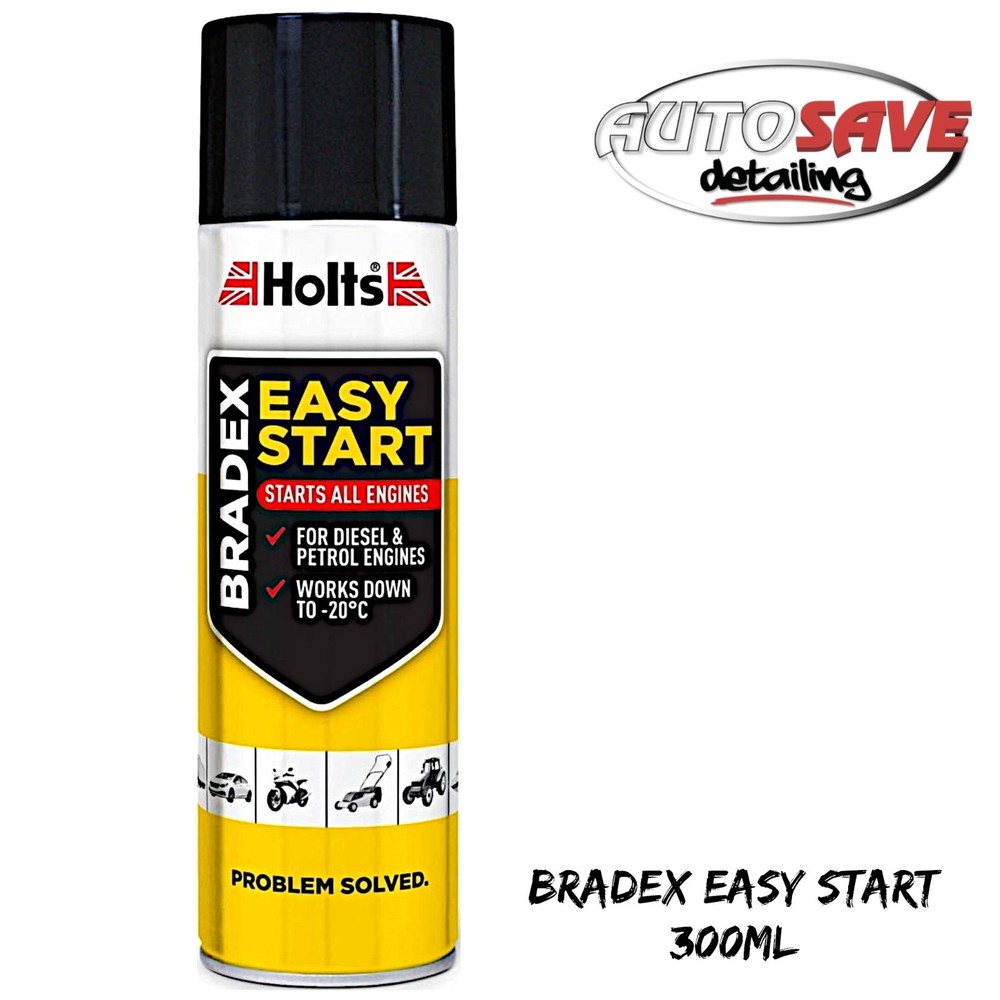 Holts - Bradex Easystart 300ml Assists Engine Starting, Works Down To -20°C