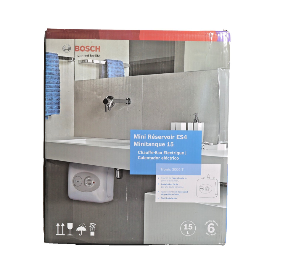 BOSCH Electric Mini-Tank Water Heater Tronic 3000 T 4-Gallon (ES4) SEALED
