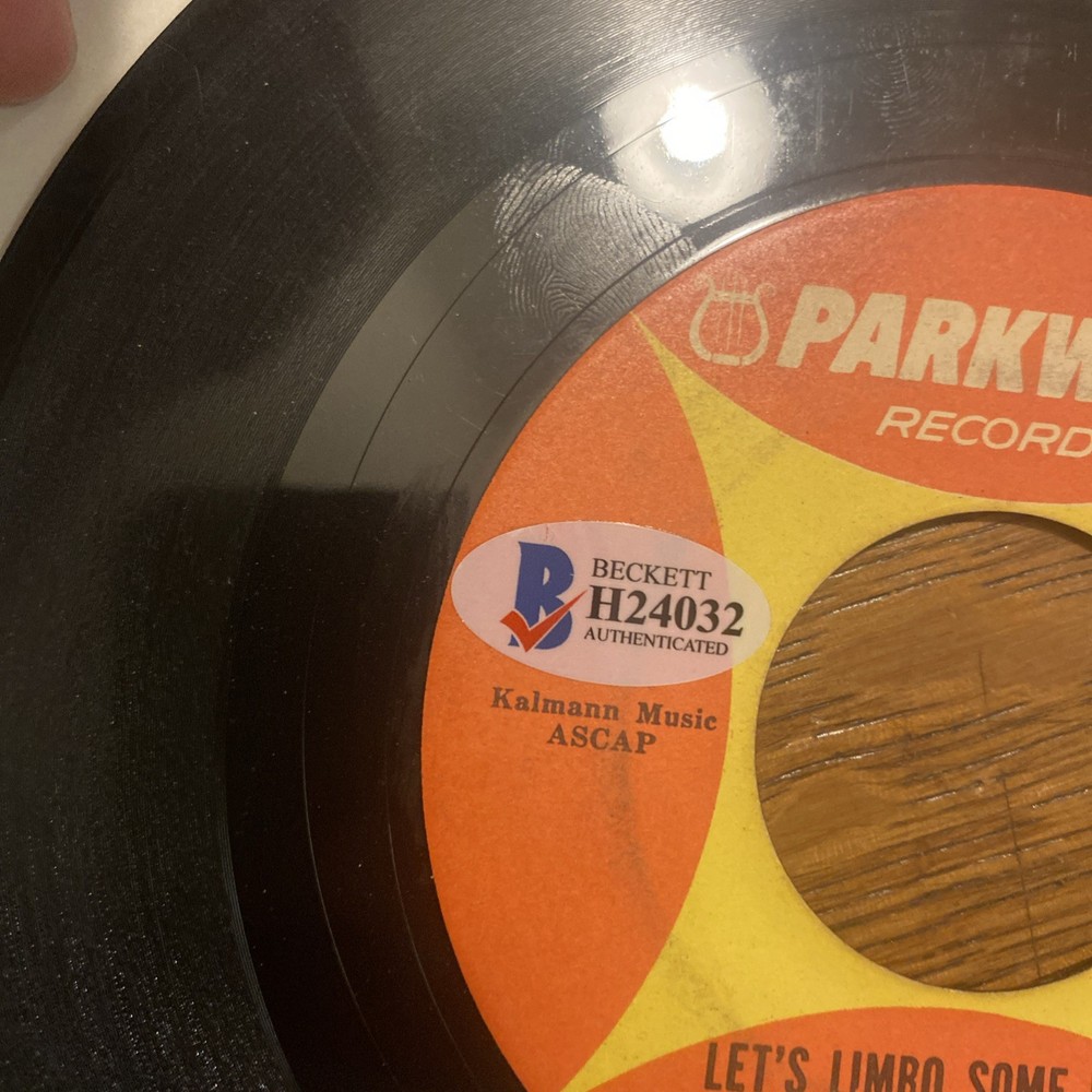 Chubby Checker Signed Autographed Beckett BAS Let’s Limbo Some More Record
