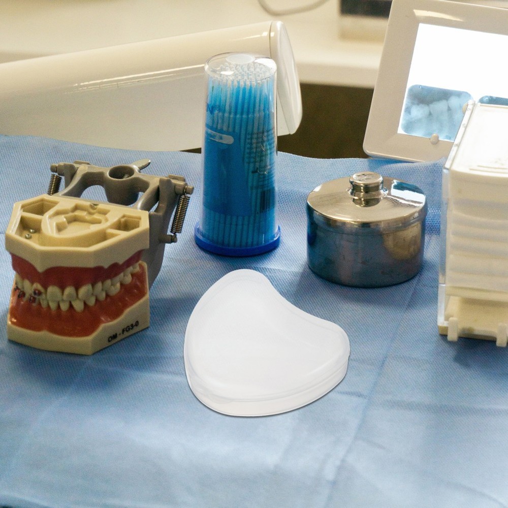 2 Pcs Teeth Organizer Denture Cups Leakproof Case Compact Holder